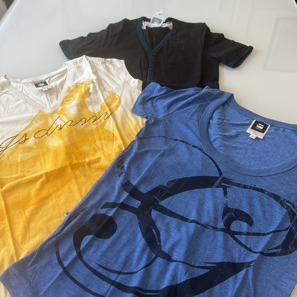 3 NWT - G-Star Raw - XS - t-shirts